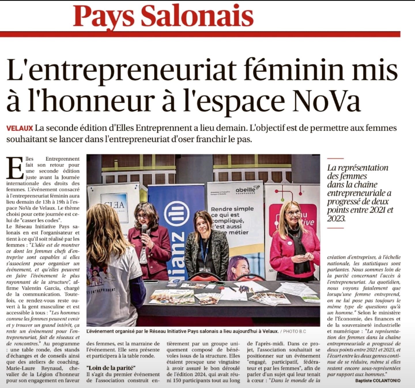 L'entrepreneuriat féminin mis à l'honneur à l'Espace Nova
