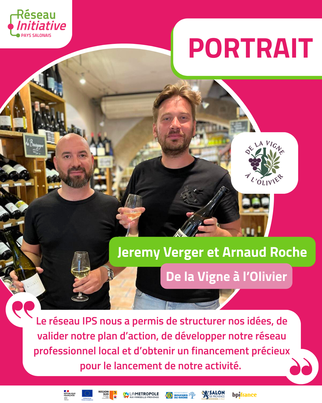 de la vigne à l'olivier