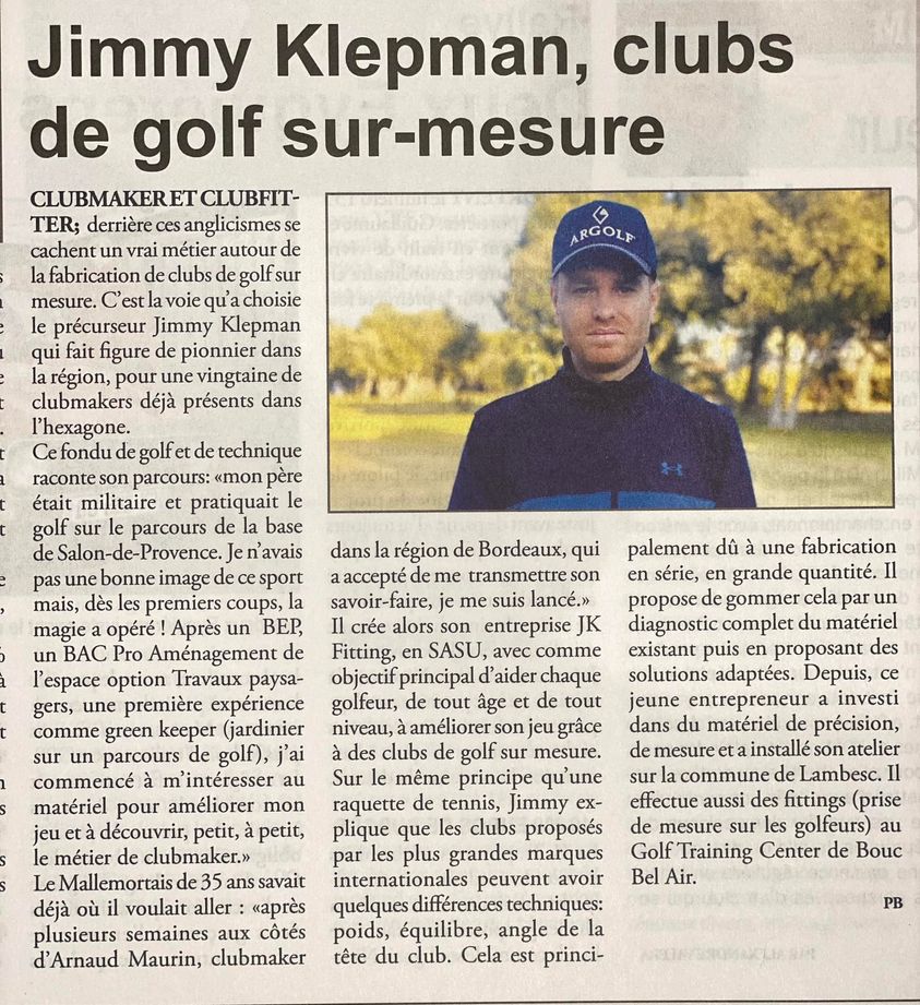 article Le Regional - Jeremy Klepman